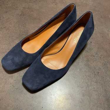 J. McLaughlin Casey Pumps Heels suede blue