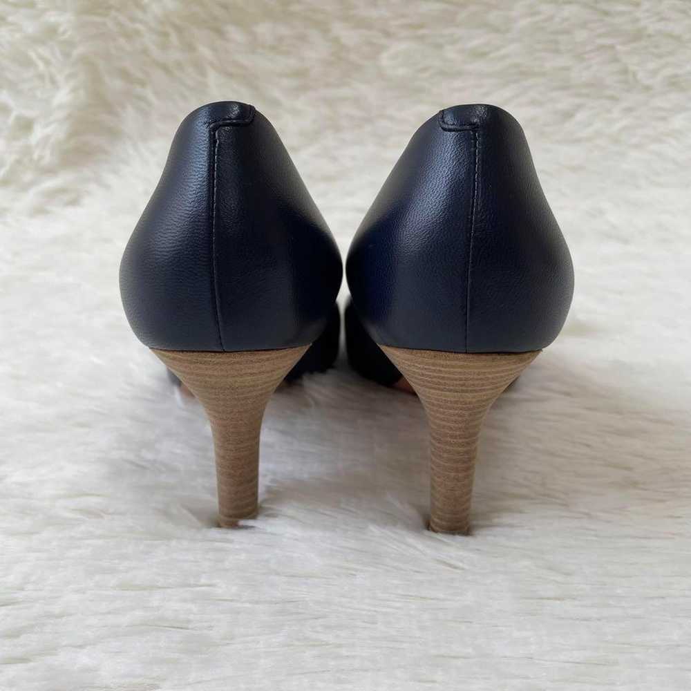 Perico Andrea leather pumps, pointed toe, navy, s… - image 4