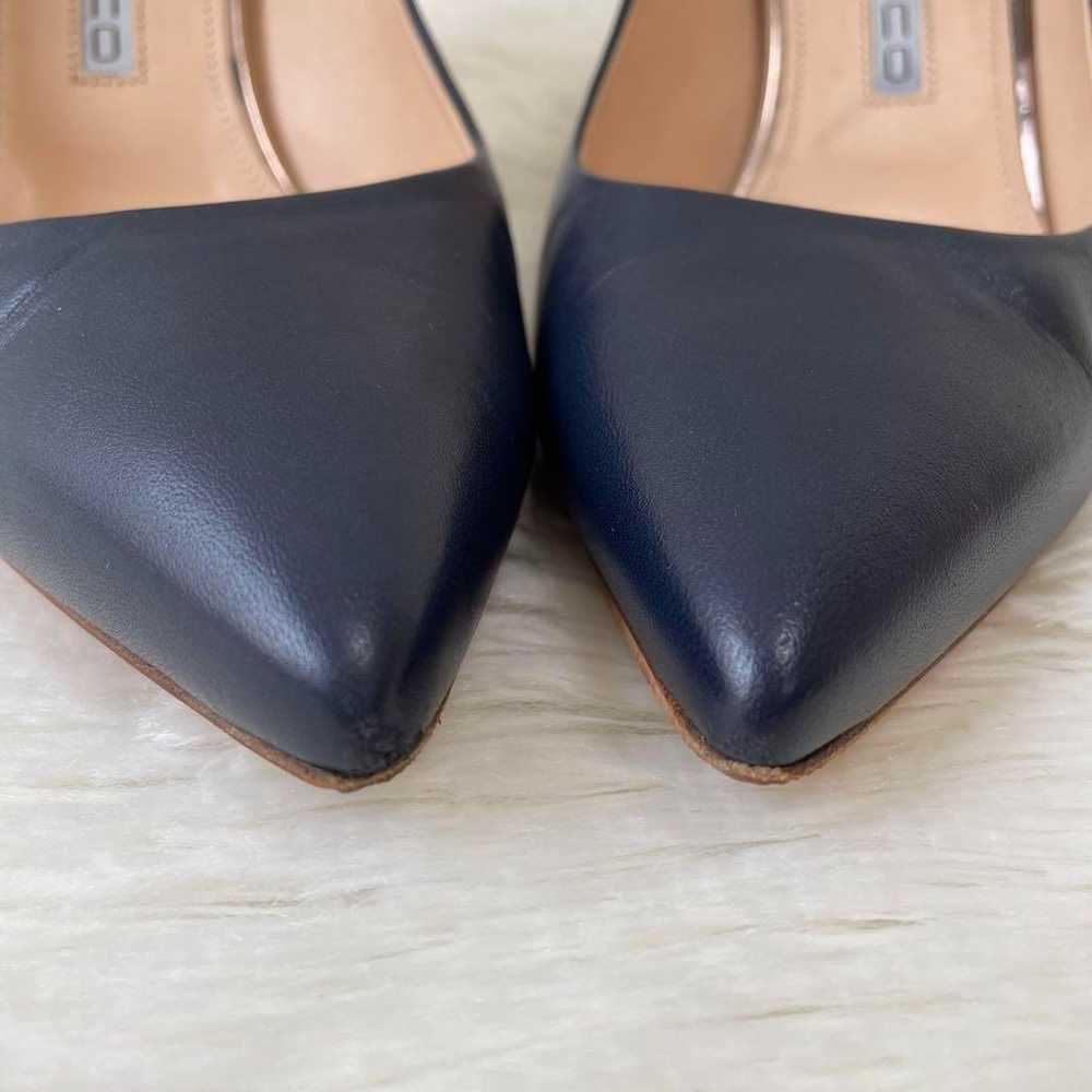 Perico Andrea leather pumps, pointed toe, navy, s… - image 7