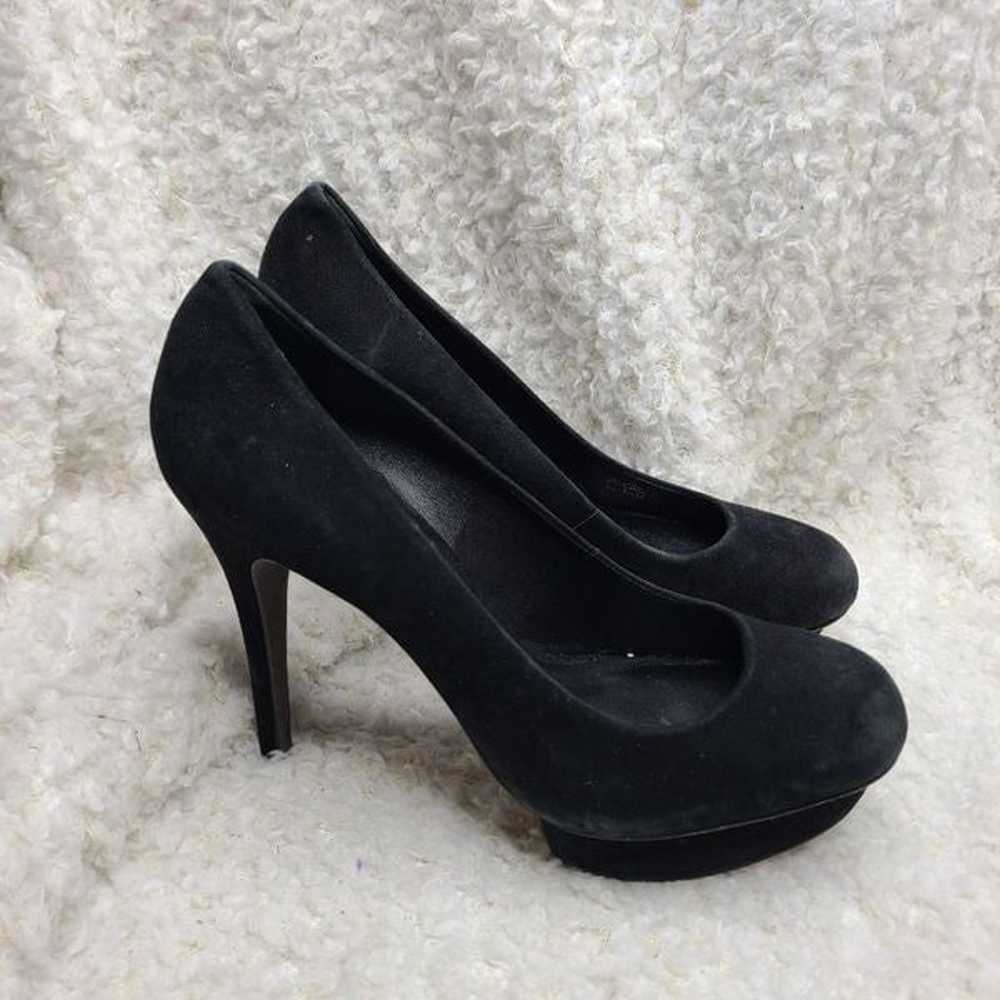 Tory Burch Black Suede Platform Heels size 8.5 - image 1