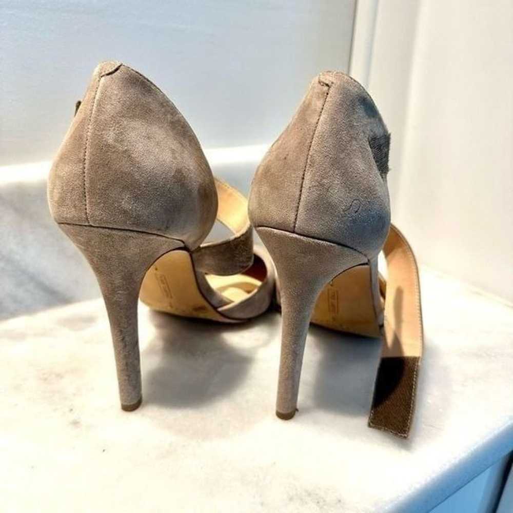 Vince Camuto Carlotte Suede Pumps Gray Size 10M - image 5