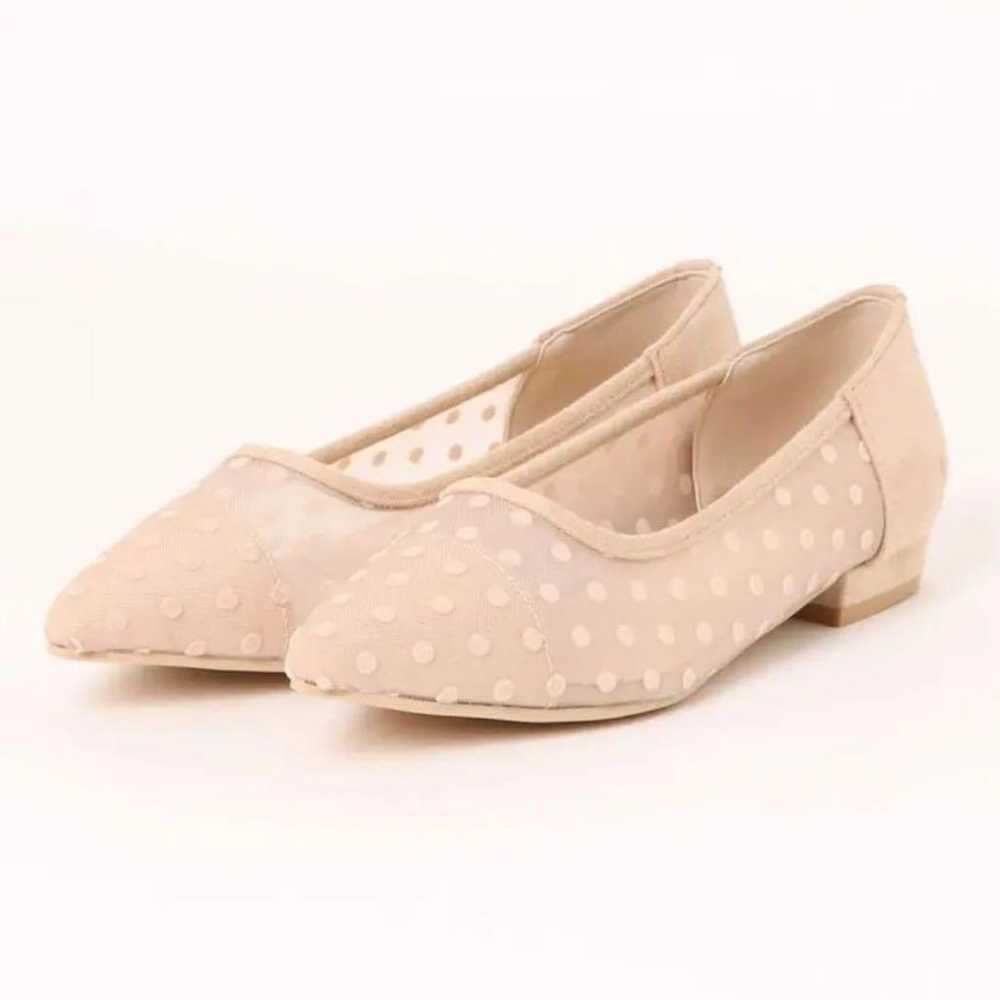 【natural couture】Sheer Flat Pumps Size L - image 1