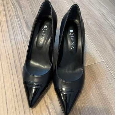 Excellent condition Diana black high heels 23.5cm