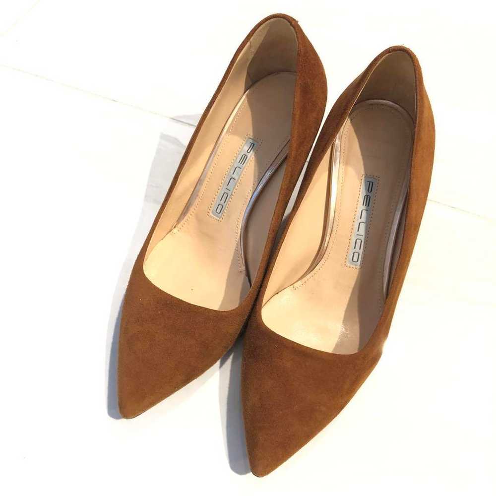 【Excellent Condition】Perryco Suede Pointed Toe Pu… - image 12