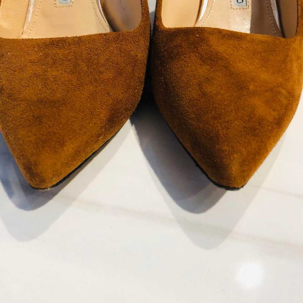 【Excellent Condition】Perryco Suede Pointed Toe Pu… - image 3