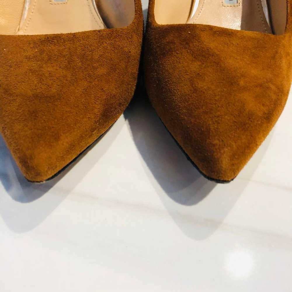 【Excellent Condition】Perryco Suede Pointed Toe Pu… - image 4