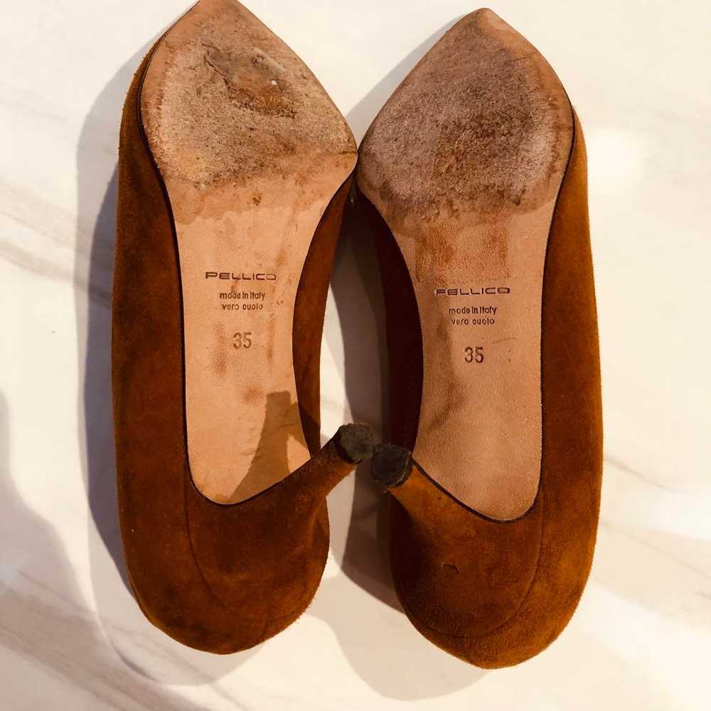 【Excellent Condition】Perryco Suede Pointed Toe Pu… - image 8