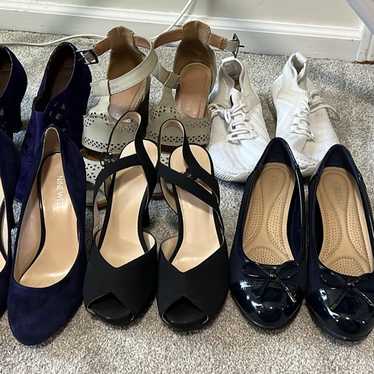 6 pairs of women shoes