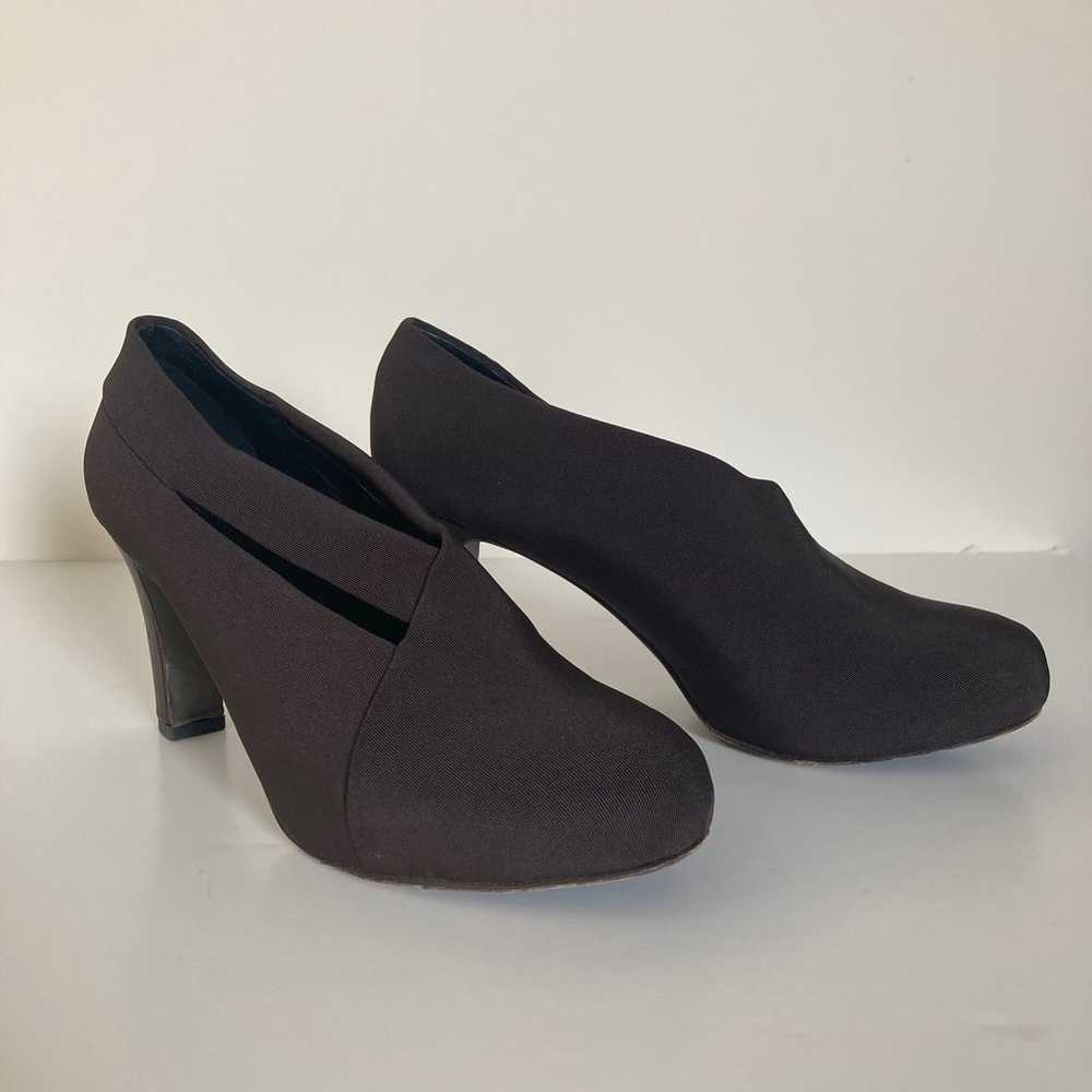 Eileen Fisher Brown Stretch Close Toe Heels size … - image 1