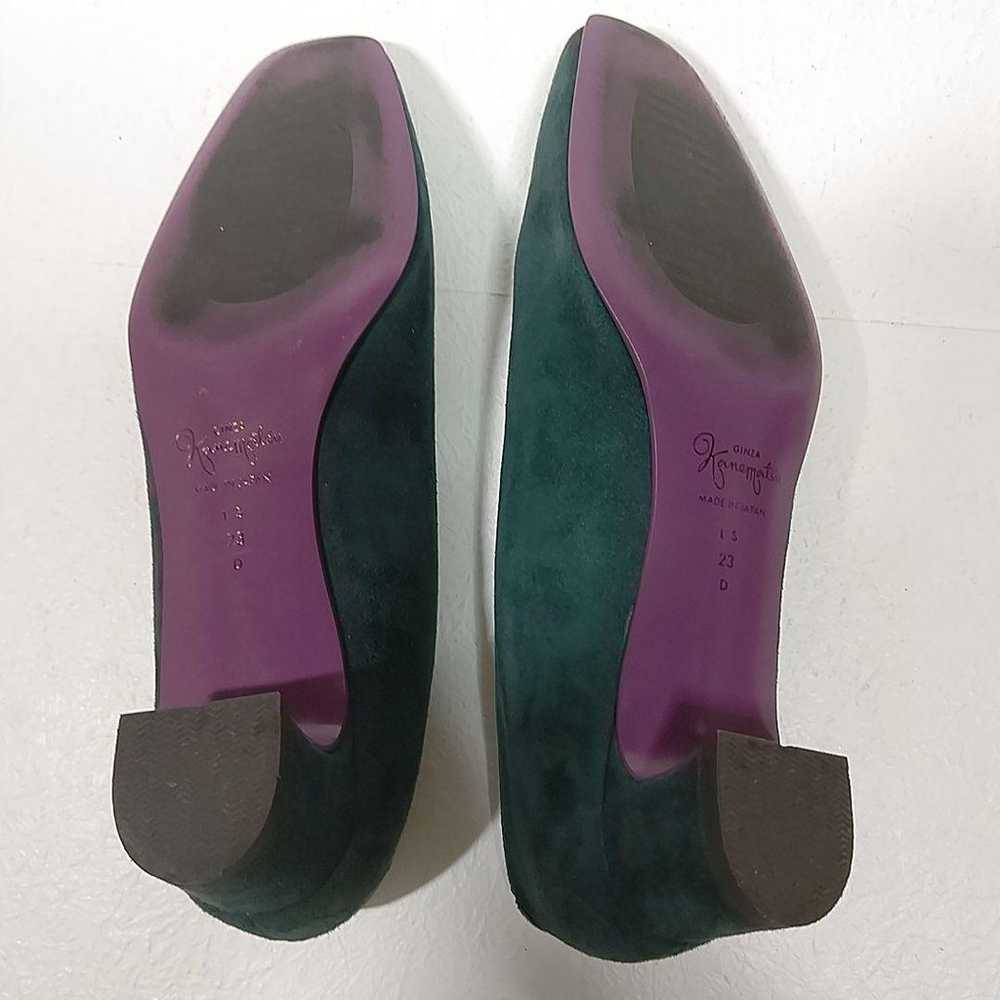 Excellent condition GINZA kanematsu Suede Pumps s… - image 12