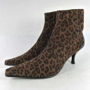 DONALD J. PLINER Lola animal print bootie US 6 he… - image 1