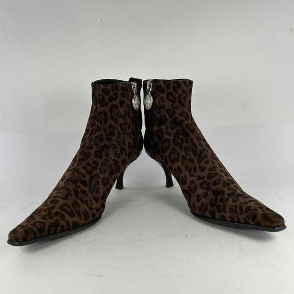 DONALD J. PLINER Lola animal print bootie US 6 he… - image 3