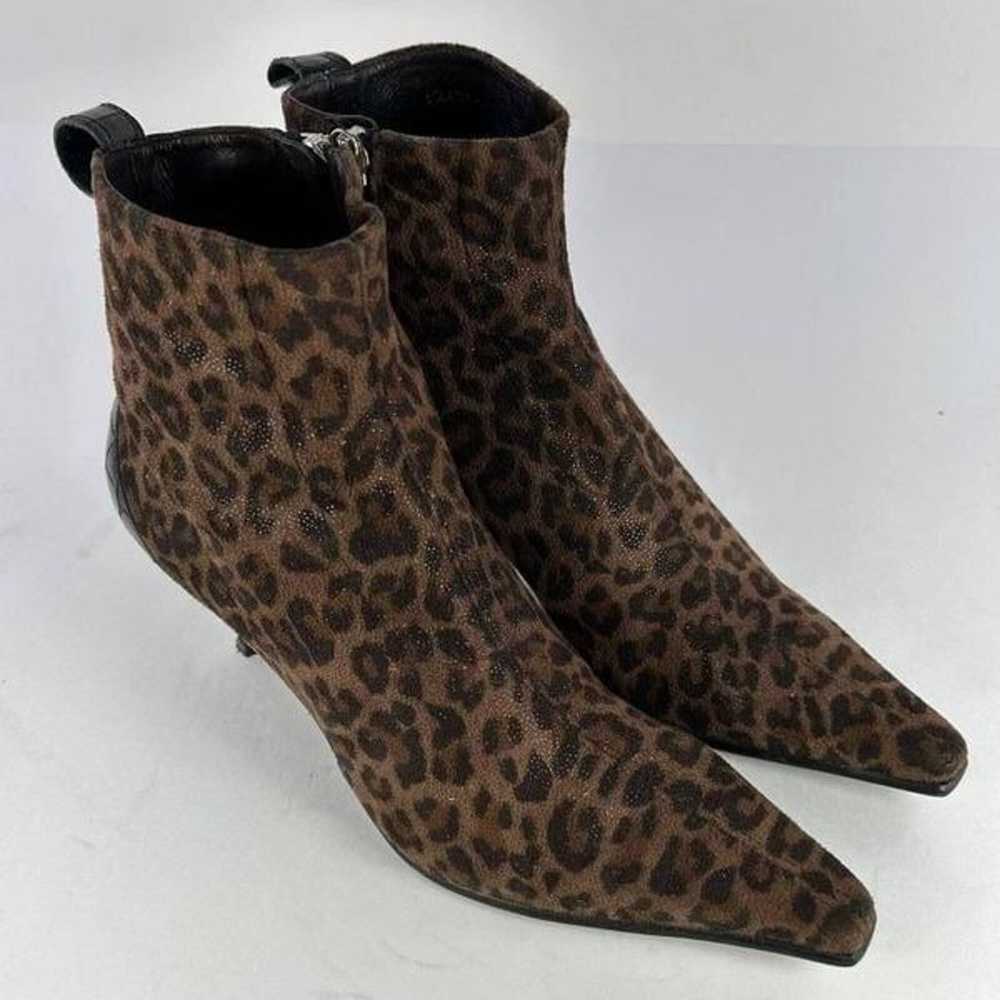 DONALD J. PLINER Lola animal print bootie US 6 he… - image 5