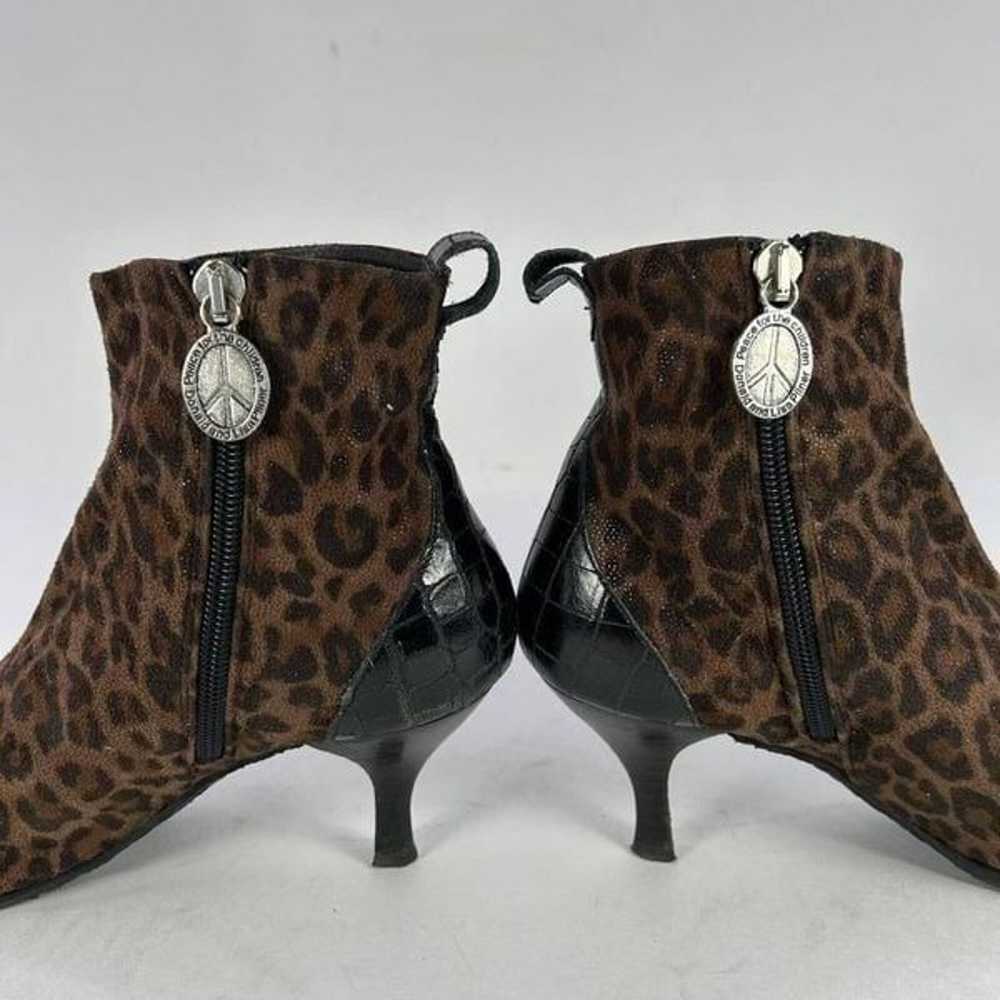 DONALD J. PLINER Lola animal print bootie US 6 he… - image 6