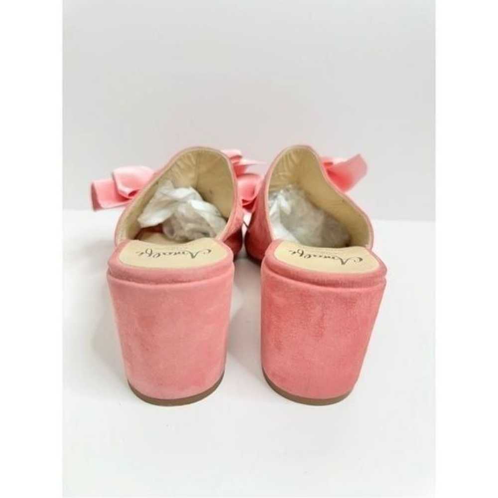 Amalfi Mules Womens Size 7 Pink Suede Leather Sli… - image 7