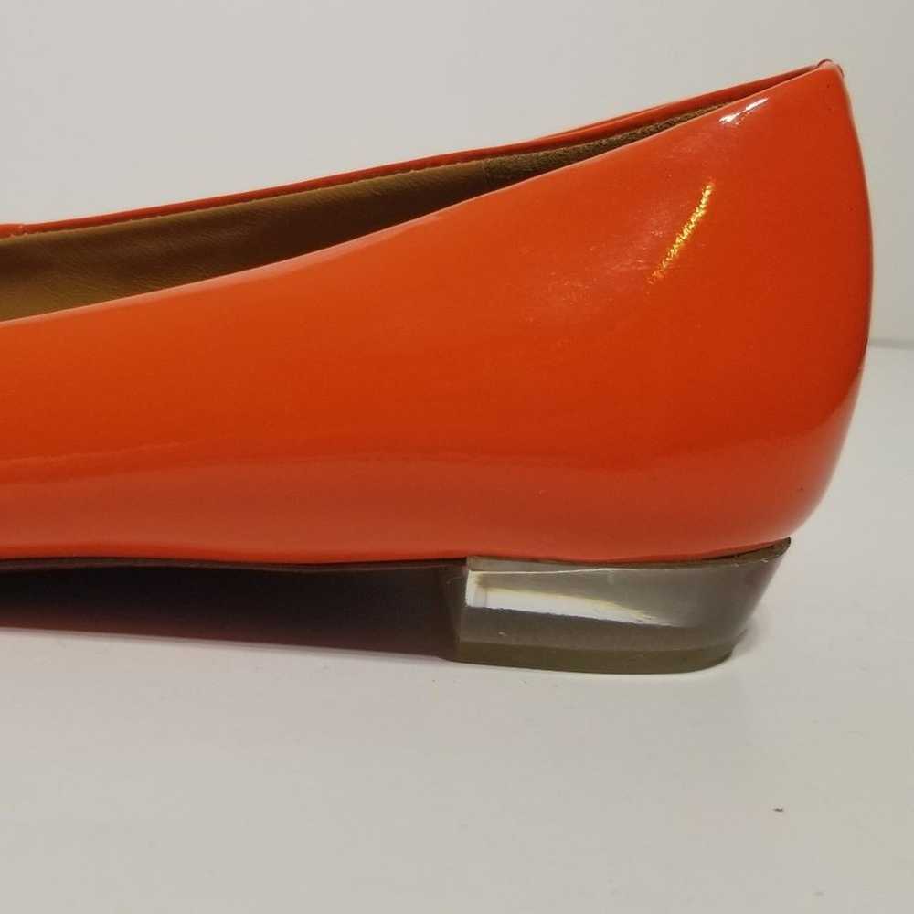 Burnt Orange Tory Burch - clear heel!! size 9.5 M - image 6