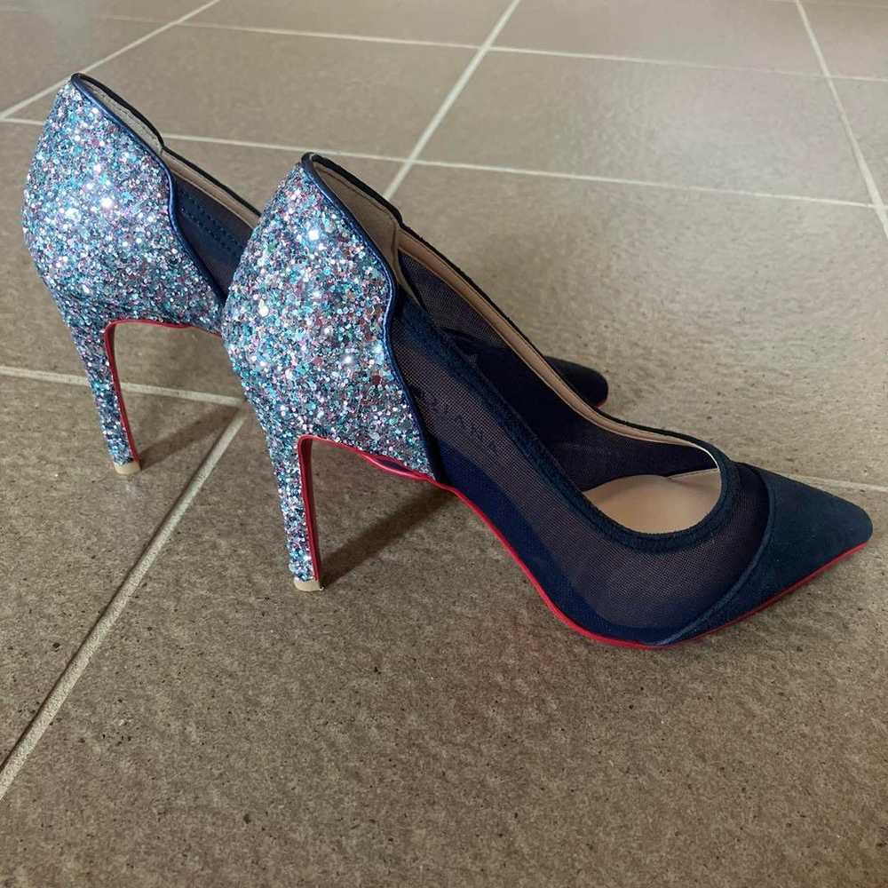 Diana Glitter Pumps - image 3