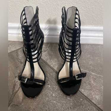 New Michael Kors Gladiator Black Sandals Heels Sz… - image 1