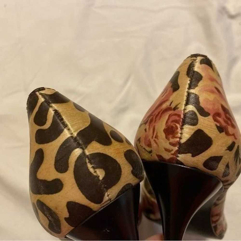 Carlos Santana size 6.5 Roulette open toe leopard… - image 10