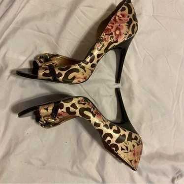 Carlos Santana size 6.5 Roulette open toe leopard… - image 1