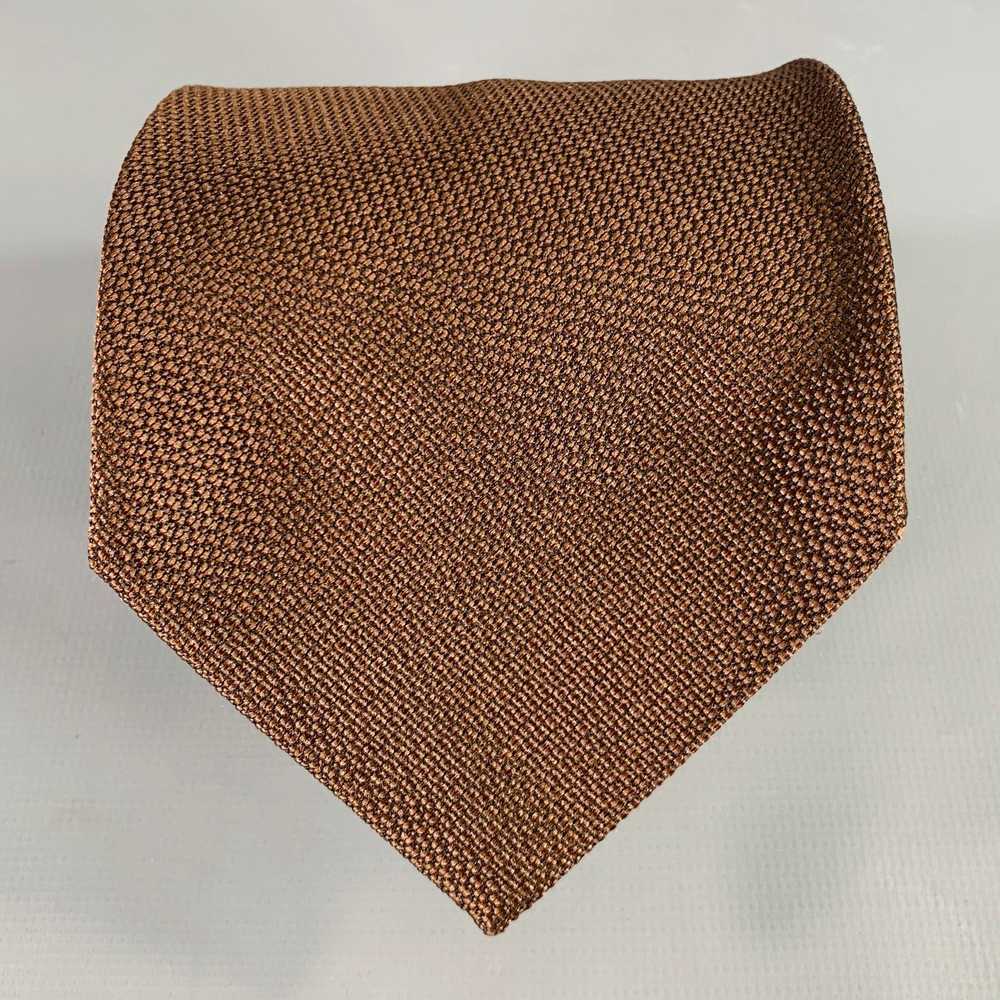 Tom Ford Brown Textured Silk Tie - image 1