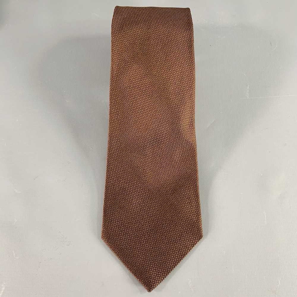 Tom Ford Brown Textured Silk Tie - image 2