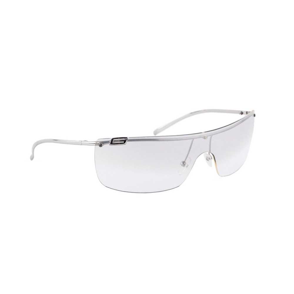 Gucci Vintage Gucci GG 1719S Silver Logo Shield R… - image 1