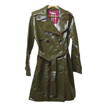 Trina Turk Patent leather trench coat