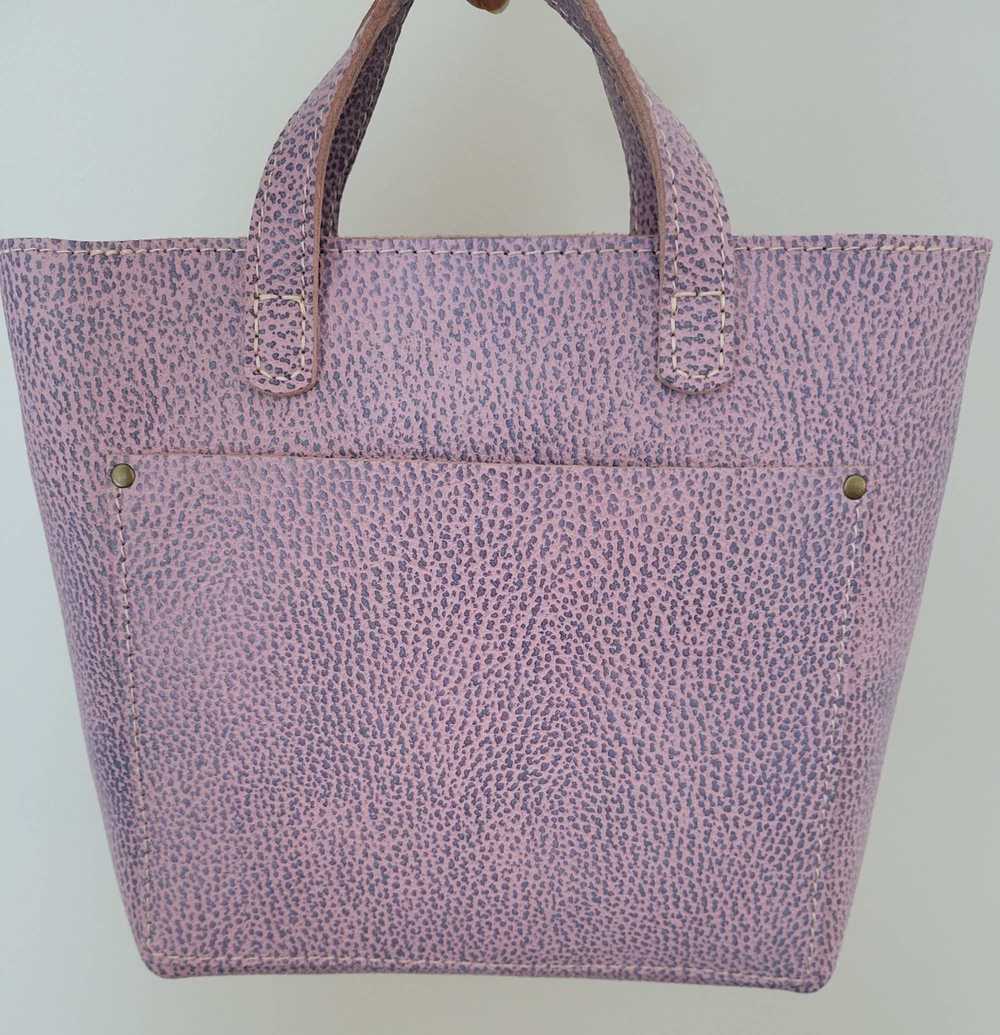 Portland Leather Lilac Mini Zippered Crossbody Ba… - image 2