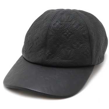 Louis Vuitton Newsboy 1.1 Monogram Cap Hat Leathe… - image 1