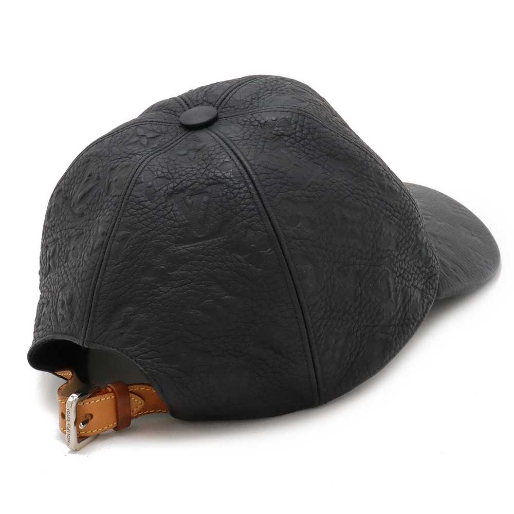 Louis Vuitton Newsboy 1.1 Monogram Cap Hat Leathe… - image 2