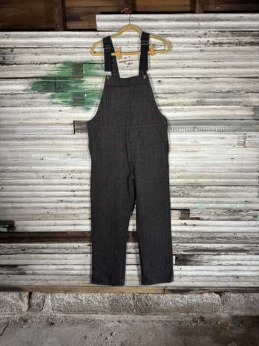 Vintage Vintage Codet Bib Overalls Charcoal Green 