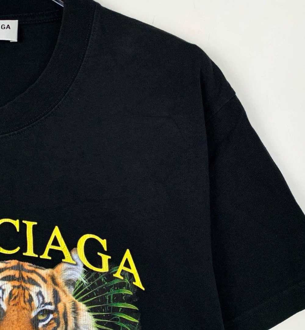 Balenciaga Balenciaga logo tiger jungle print rou… - image 4