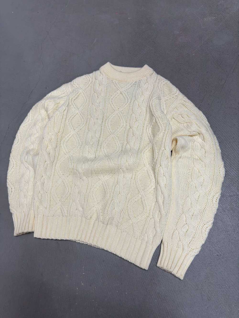 Coloured Cable Knit Sweater × Sears × Vintage Vin… - image 2