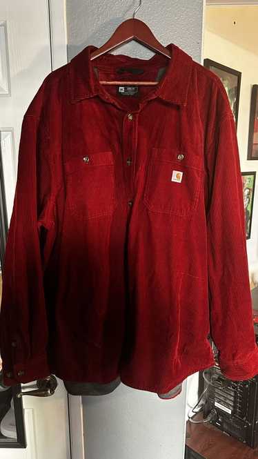 Carhartt Carhartt Red Corduroy Work Shirt