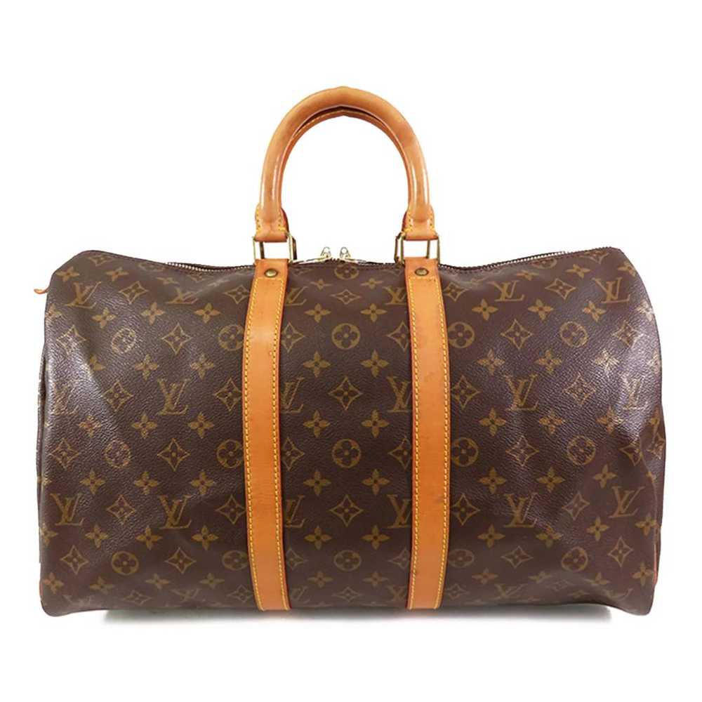 Louis Vuitton Keepall leather travel bag - image 1