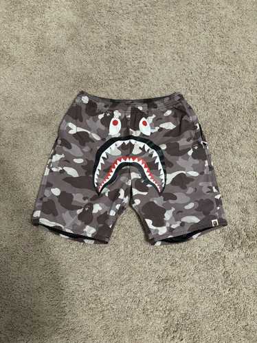 Bape A Bathing Ape Camo Shark Shorts