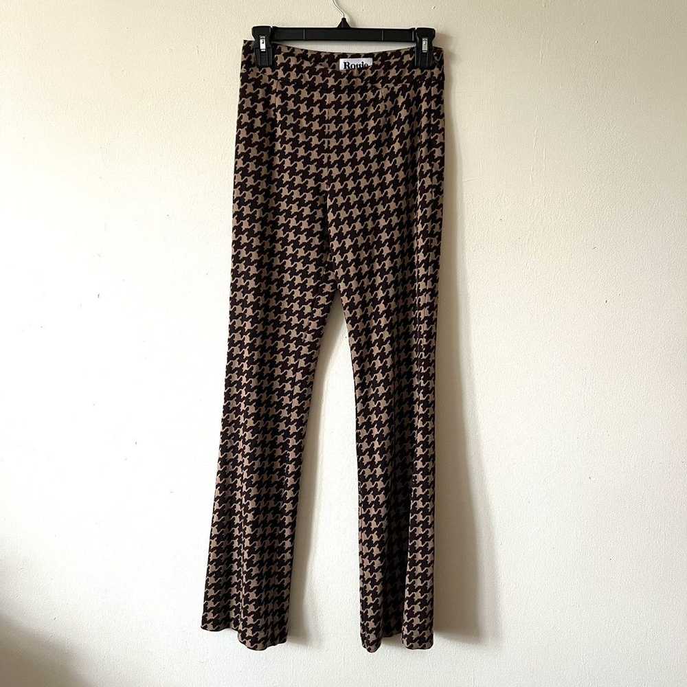 Rouje ROUJE PARIS Gerald brown houndstooth pants … - image 1