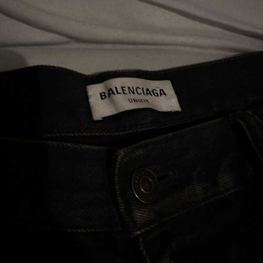 Balenciaga balenciaga fw22 lost tape flared denim - image 6