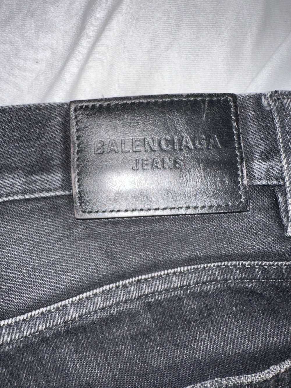 Balenciaga balenciaga fw22 lost tape flared denim - image 8