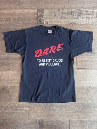 D.A.R.E × Vintage Vintage DARE Single Stitch Shirt