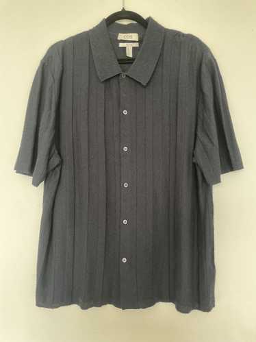 Cos Pleated button up shirt