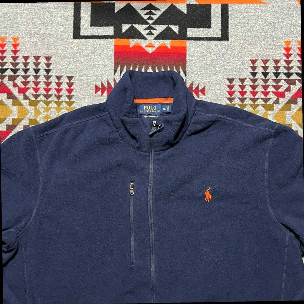 Polo Ralph Lauren Pony Blue Full Zip Mens Polo Ra… - image 7