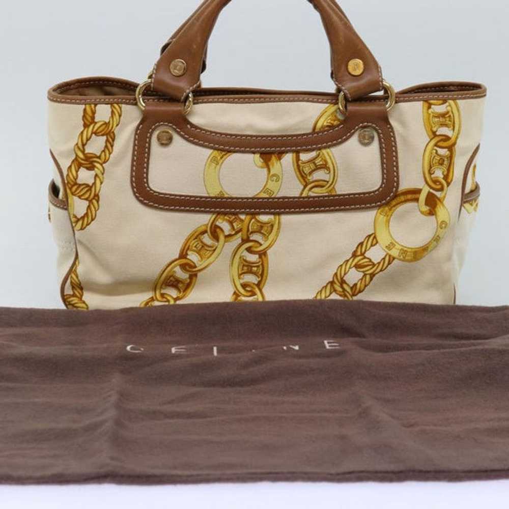 Celine CELINE Boogie bag Hand Bag Canvas Leather … - image 12