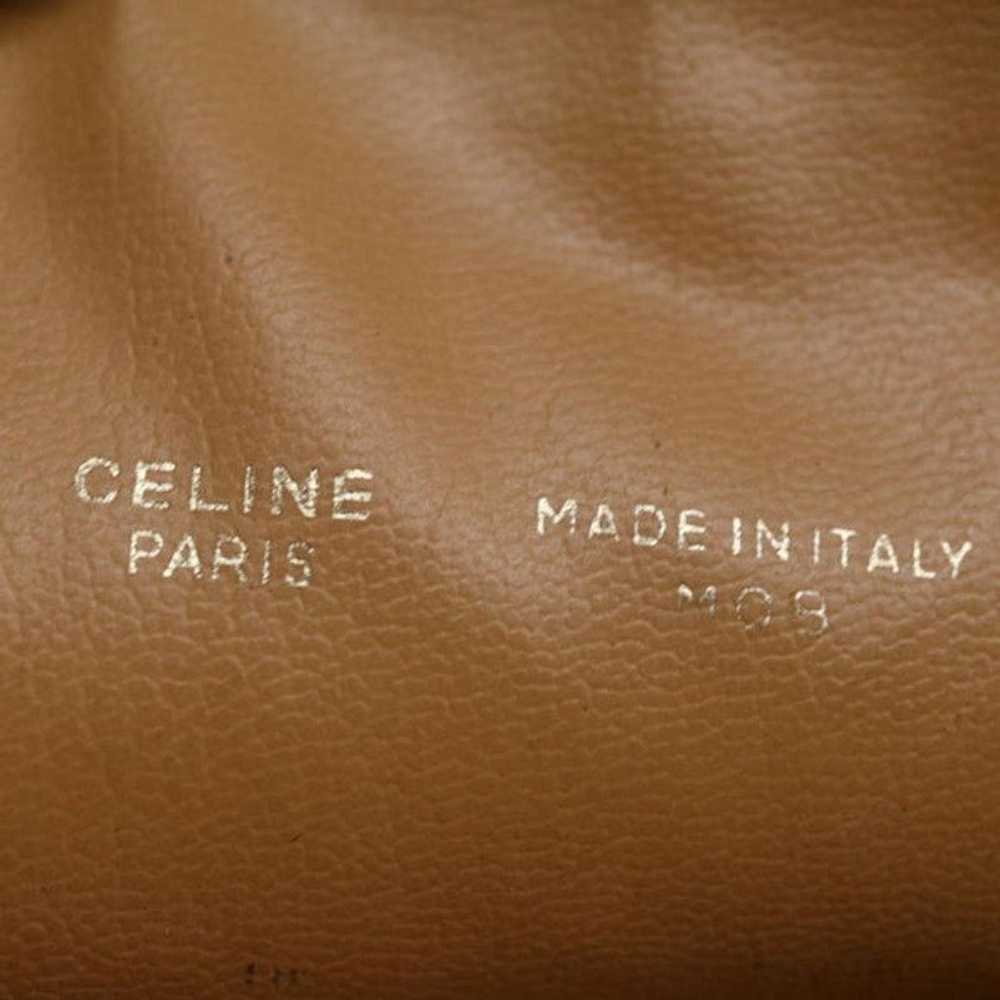 Celine CELINE Macadam Canvas Clutch Bag Beige - image 12