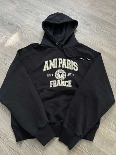 AMI Ami Paris ‘ Ami Paris France’ Logo hoodie