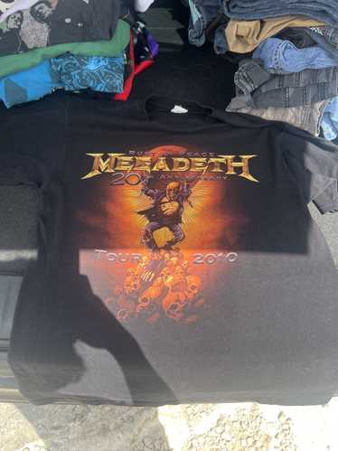 Anvil × Vintage 2010 megadeath tour tee