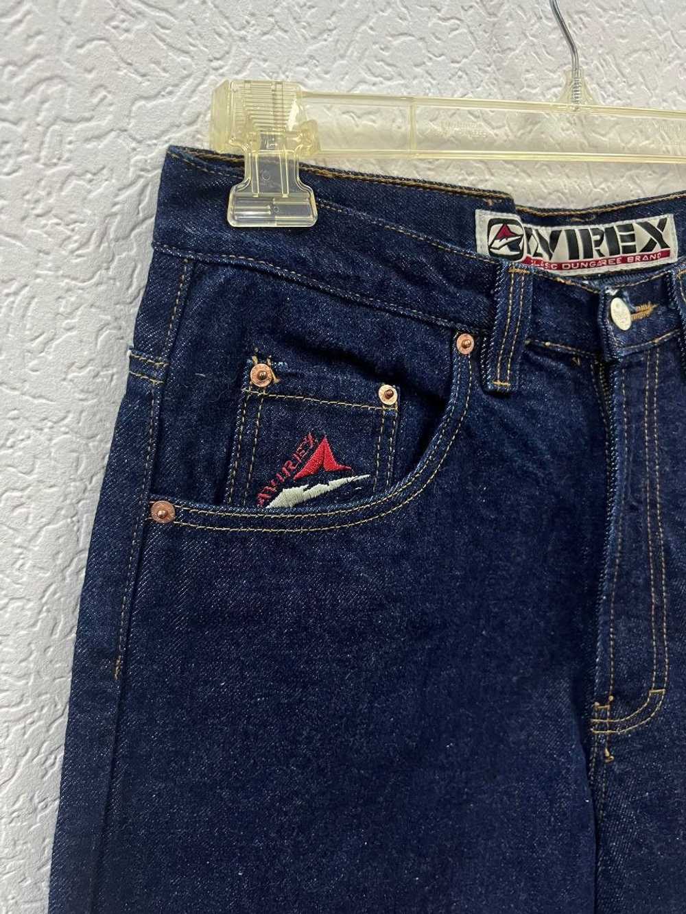 Avirex × Jean × Vintage Vintage 90s Avirex USA Ba… - image 2