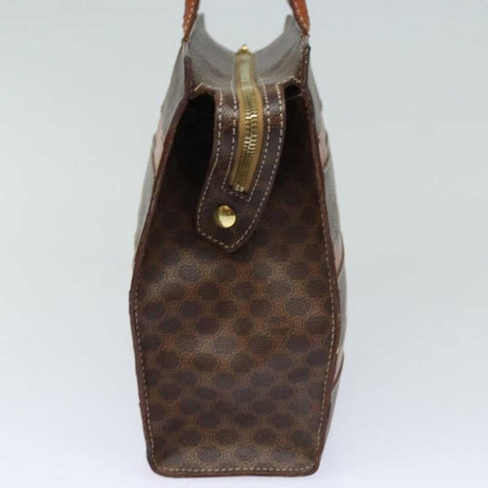 Celine CELINE Macadam Canvas Hand Bag PVC Leather… - image 4