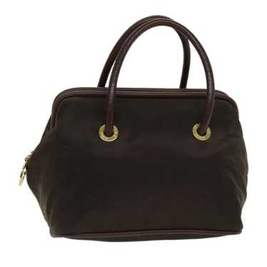 Celine CELINE Hand Bag Nylon Brown